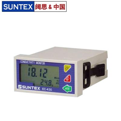 電導率測定儀EC-430,上泰電導率儀EC-430電導率儀,SUNTEX工業在線電阻率測試儀,上泰儀器生產廠家授權代理商-上海闊思電子有限公司 SUNTEX EC-430在線水質監測儀 電導率電阻率控制變送器