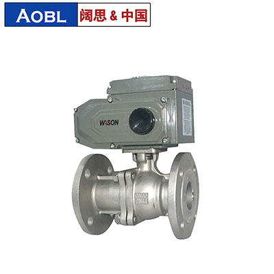 不銹鋼球閥，法蘭球閥，國產AOBL電動球閥-上海闊思電子有限公司官網